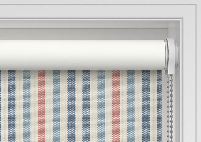Emily Bond Cornish Stripe, Blue Multi - Twist&Fit Roller Blind - Image 10